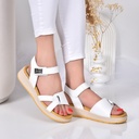 Sandale Cuir Couleur Blanc Ref S40 