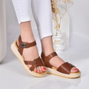 Sandale Cuir Couleur Blanc Ref S40
