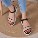 Sandale Cuir Couleur Noir Ref S020